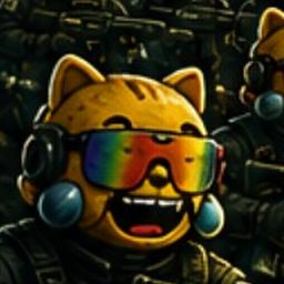 MOG cat wearing Pit Viper MOGgles